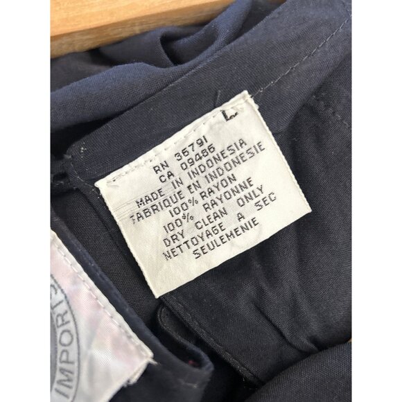 Vintage Passports Pier 1 Imports Black Floral Maxi Dress Large Y2K Dark Romantic - Picture 5 of 5